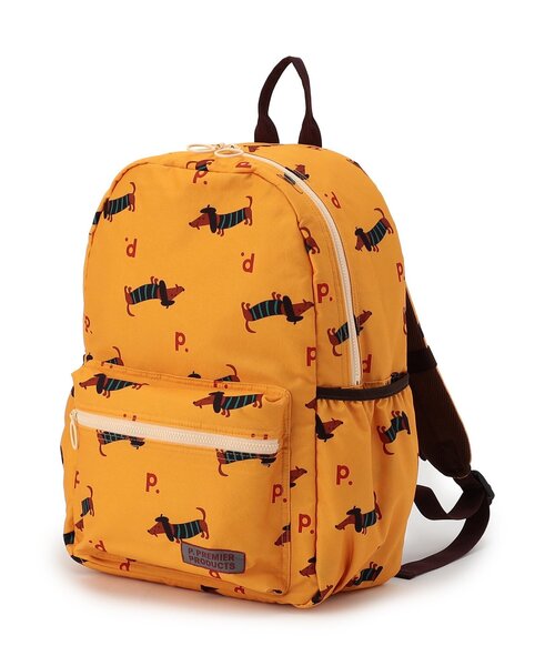 p.premier（ピードットプルミエ）の「ヘビロテしたい総柄リュック（バックパック/リュック・キッズ・ブラック/オフホワイト/レッド/イエロー・SMALL/MEDIUM）」の12枚目の写真