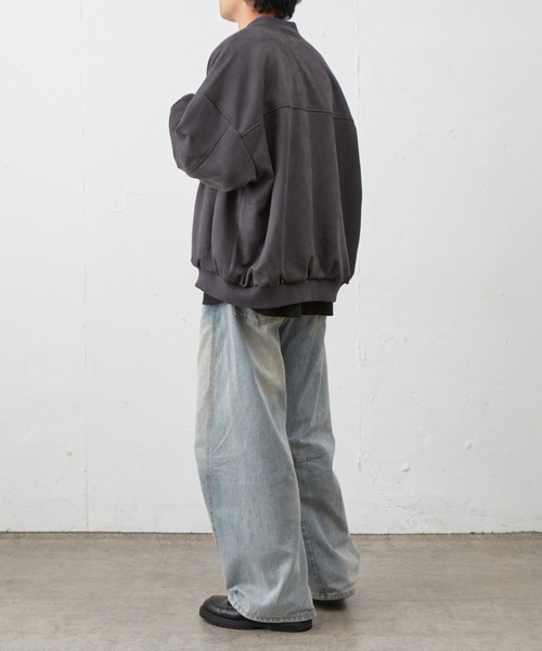 COLONY 2139（コロニートゥーワンスリーナイン）の「シンセティックスエードMA-1（MA-1・メンズ・アイボリー/ブラック/チャコールグレー・MEDIUM/LARGE）」の11枚目の写真