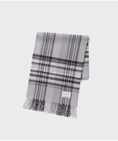 THE INOUE BROTHERS/ザイノウエブラザーズ】Brushed Scarf Check