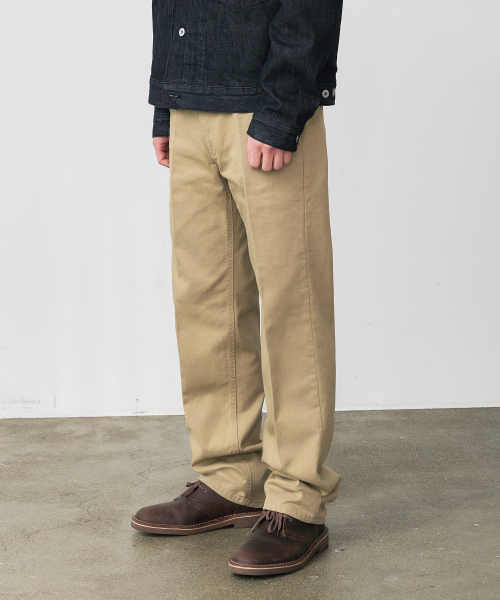 DENMADE(デンメイド)の「DEN0651 crease chino pants(beige)(その他パンツ・メンズ・その他・L/M/S/XL)」の1枚目の写真