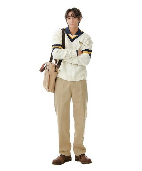 DENMADE(デンメイド)の「DEN0651 crease chino pants(beige)(その他パンツ・メンズ・その他・L/M/S/XL)」の9枚目の写真