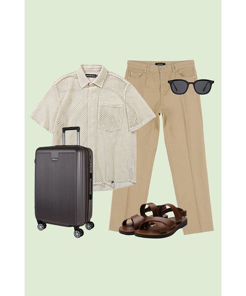 DENMADE(デンメイド)の「DEN0651 crease chino pants(beige)(その他パンツ・メンズ・その他・L/M/S/XL)」の5枚目の写真