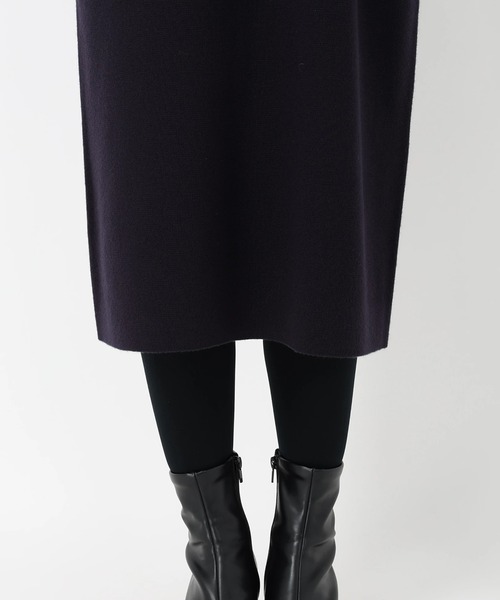 STRAWBERRY-FIELDS（ストロベリーフィールズ）の「リッシュウール_バックパールニットワンピース（ワンピース・レディース・ブラック/ピンク系その他/ネイビー・2）」の12枚目の写真