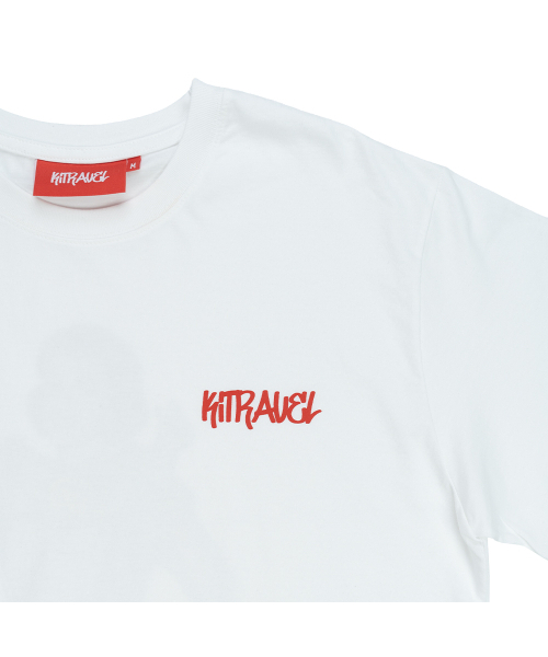 KITRAVEL(キートラベル)の「FOMS グラフィックTシャツ ホワイト(Tシャツ/カットソー・レディース・その他・MEDIUM/LARGE/X-LARGE/SMALL)」の4枚目の写真