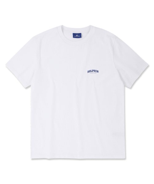 DOLPHIN WAVE APPAREL（ドルフィンウェーブアパレル）の「[2PACK]ドルフィンアーチロゴTシャツ ホワイト ブラック 2パック（Tシャツ/カットソー・メンズ・その他・MEDIUM/LARGE/X-LARGE/XX-LARGE）」の2枚目の写真
