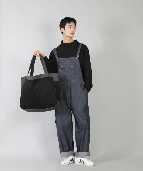 SAINTCREW（セントクルー）の「ジャイアントバルクエコバッグ GBE-156 チャコールブラック（エコバッグ/サブバッグ・メンズ・その他・FREE）」の2枚目の写真
