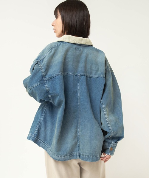 RNA-N(アールエヌエーエヌ)の「J2178 デトロイトジャケット(デニムジャケット・レディース・ライトインディゴブルー・FREE)」の5枚目の写真