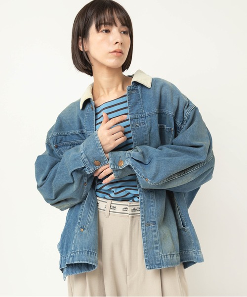 RNA-N(アールエヌエーエヌ)の「J2178 デトロイトジャケット(デニムジャケット・レディース・ライトインディゴブルー・FREE)」の3枚目の写真