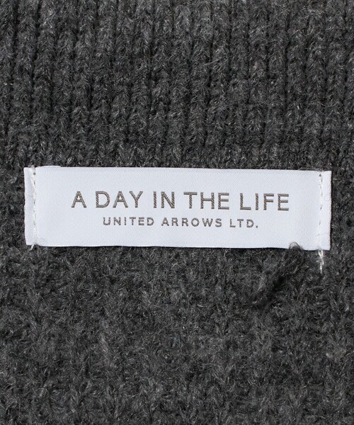 A DAY IN THE LIFE UNITED ARROWS(アデイインザライフユナイテッドアローズ)の「ニット ポロワンピース <A DAY IN THE LIFE>(ワンピース・レディース・ライム/ブラック/グレー系・FREE)」の17枚目の写真