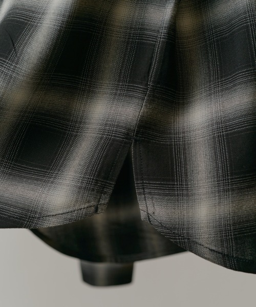 Lui's（ルイス）の「オンブレーチェックオーバーシャツ（シャツ/ブラウス・メンズ・ネイビー/ブラック/アイボリー/ブラウン・M/S）」の14枚目の写真