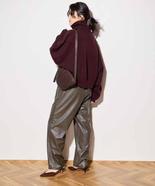 セール】シンセティックレザー イージーパンツ（その他パンツ