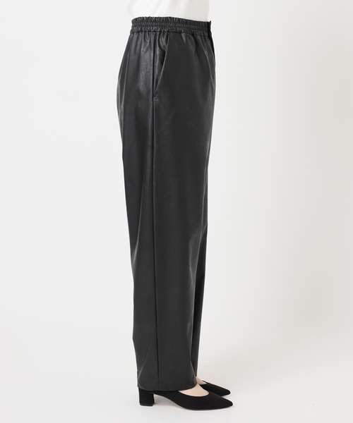journal standard L'essage（ジャーナルスタンダードレサージュ）の「シンセティックレザー イージーパンツ（その他パンツ・レディース・ブラック/ウッド・36/38）」の17枚目の写真