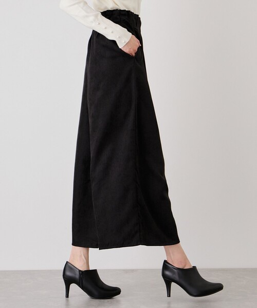 Jayro(ジャイロ)の「マイクロコールフレアパンツ(その他パンツ・レディース・ブラック/チャコールグレー/ホワイト系その他2/ダークブラウン・M)」の6枚目の写真