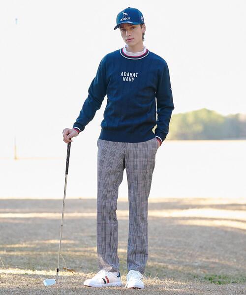 adabat(アダバット)の「【ADABAT NAVY】ケーブルストライプクルーニット(ニット/セーター・メンズ・ライトブルー/ホワイト/ネイビー・46/48/50)」の19枚目の写真