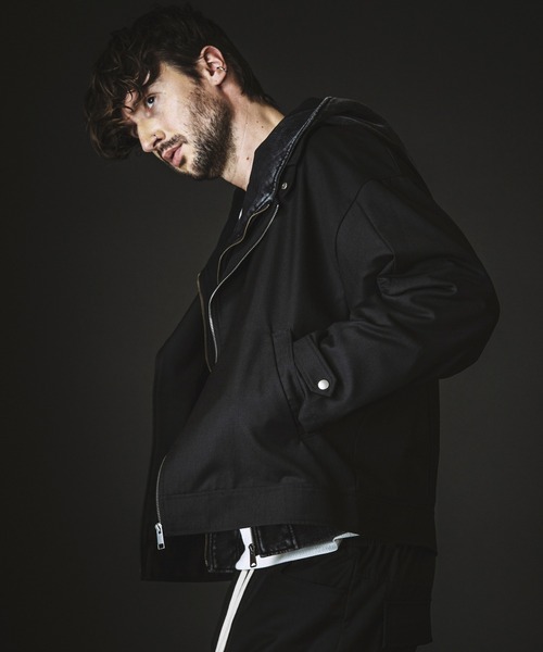 NO ID.(ノーアイディ)の「【NO ID.】Big Riders Jacket / ビッグ ライダース ジャケット(ライダースジャケット・メンズ・その他22/ブラック・ONE SIZE)」の3枚目の写真