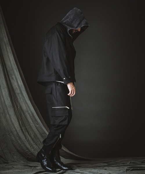 NO ID.(ノーアイディ)の「【NO ID.】Big Riders Jacket / ビッグ ライダース ジャケット(ライダースジャケット・メンズ・その他22/ブラック・ONE SIZE)」の9枚目の写真