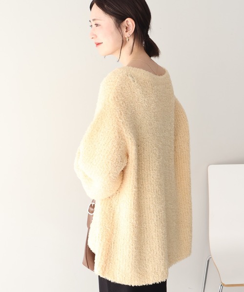 AMERICAN HOLIC（アメリカンホリック）の「ミニシャギーラメニットプルオーバー（ニット/セーター・レディース・チャコールグレー/アイボリー/オレンジ/グリーン/ブラウン・M/L）」の22枚目の写真