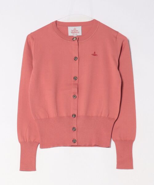 Vivienne Westwood(ヴィヴィアンウエストウッド)の「オーガニックコットンベーシッククルーネックカーディガン(カーディガン/ボレロ・レディース・ブラック/ブルー/レッド/ホワイト・40/38/36)」の1枚目の写真
