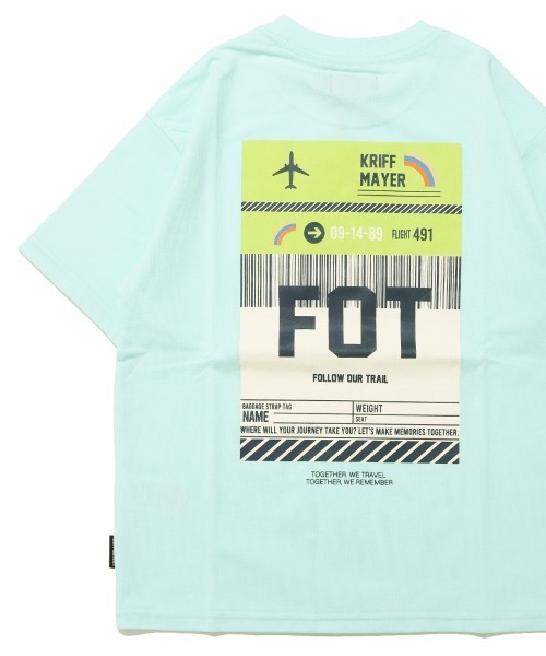 KRIFF MAYER Kid's Collection(クリフメイヤーキッズコレクション)の「【接触冷感】涼タッチシャリT(虹)(Tシャツ/カットソー・キッズ・オレンジ/イエロー/ネイビー/サックスブルー・120/130/140/150/160/170)」の3枚目の写真