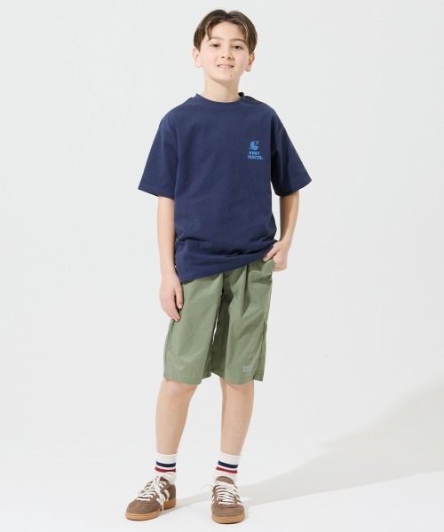 KRIFF MAYER Kid's Collection(クリフメイヤーキッズコレクション)の「【接触冷感】涼タッチシャリT(虹)(Tシャツ/カットソー・キッズ・オレンジ/イエロー/ネイビー/サックスブルー・120/130/140/150/160/170)」の7枚目の写真