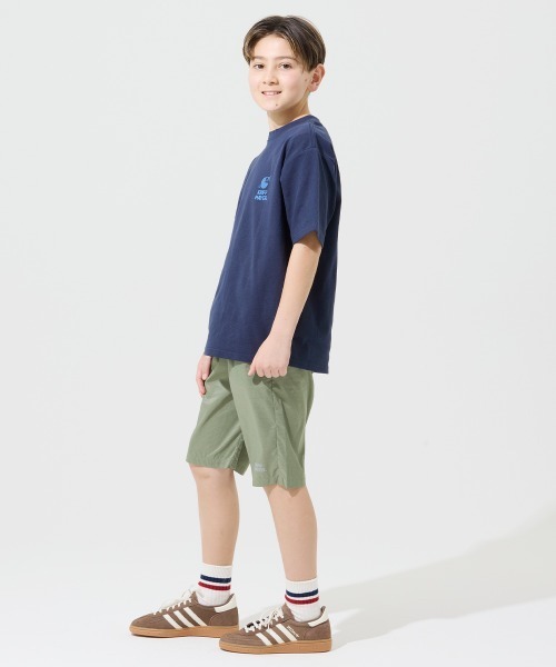 KRIFF MAYER Kid's Collection(クリフメイヤーキッズコレクション)の「【接触冷感】涼タッチシャリT(虹)(Tシャツ/カットソー・キッズ・オレンジ/イエロー/ネイビー/サックスブルー・120/130/140/150/160/170)」の8枚目の写真