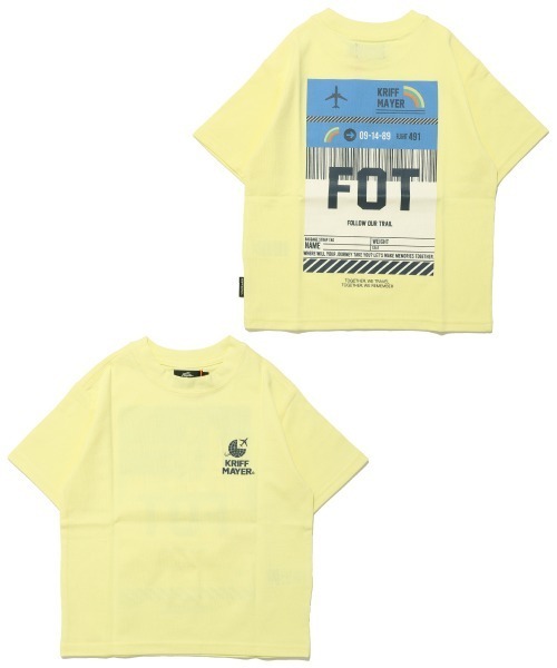 KRIFF MAYER Kid's Collection(クリフメイヤーキッズコレクション)の「【接触冷感】涼タッチシャリT(虹)(Tシャツ/カットソー・キッズ・オレンジ/イエロー/ネイビー/サックスブルー・120/130/140/150/160/170)」の19枚目の写真