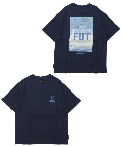 KRIFF MAYER Kid's Collection(クリフメイヤーキッズコレクション)の「【接触冷感】涼タッチシャリT(虹)(Tシャツ/カットソー・キッズ・オレンジ/イエロー/ネイビー/サックスブルー・120/130/140/150/160/170)」の21枚目の写真