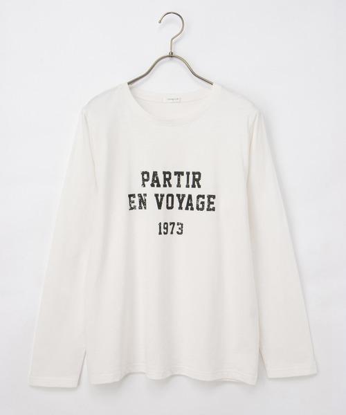 Honeys（ハニーズ）の「ロゴプリントＴシャツ（Tシャツ/カットソー・レディース・スミクロ/レッド/オフホワイト/杢グレー/グレイッシュベージュ・L/S/LL/M）」の19枚目の写真
