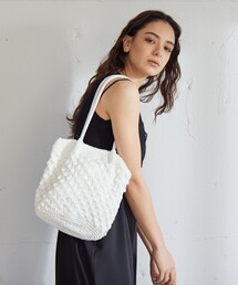 green label relaxing（グリーンレーベルリラクシング）の「メタリックヤーンレーシー トートバッグ   ショルダーバッグ（ショルダーバッグ）」