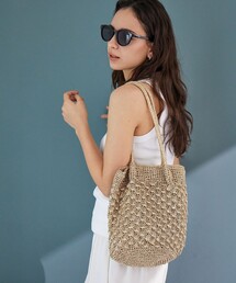 green label relaxing | メタリックヤーンレーシー トートバッグ / ショルダーバッグ(ショルダーバッグ)