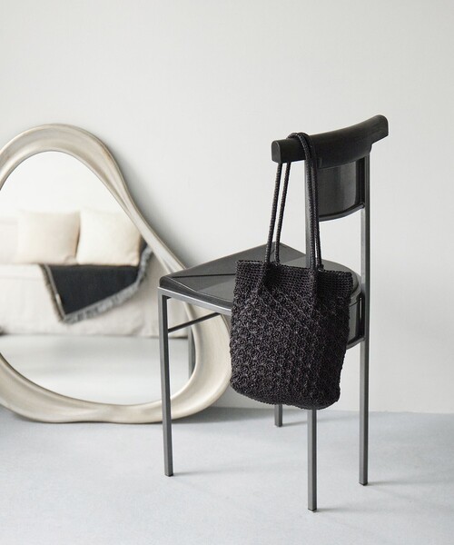 green label relaxing（グリーンレーベルリラクシング）の「メタリックヤーンレーシー トートバッグ / ショルダーバッグ（ショルダーバッグ・レディース・シルバー/ブラック/ケリーグリーン/ゴールド/ホワイト・FREE）」の3枚目の写真