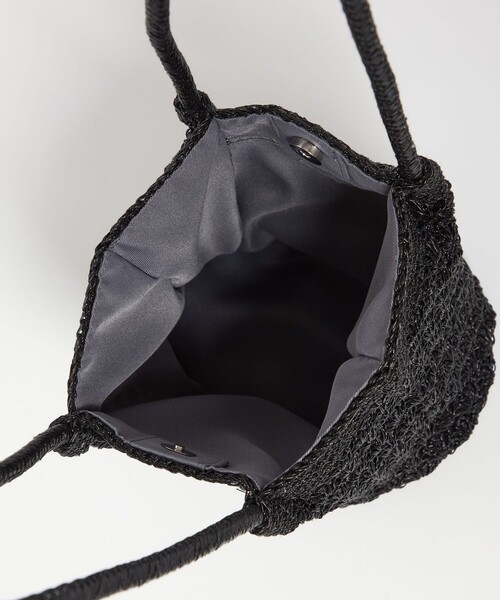 green label relaxing（グリーンレーベルリラクシング）の「メタリックヤーンレーシー トートバッグ / ショルダーバッグ（ショルダーバッグ・レディース・シルバー/ブラック/ケリーグリーン/ゴールド/ホワイト・FREE）」の15枚目の写真