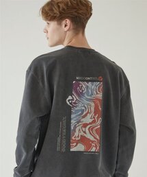 IFYOUWANT（イフユーウォント）の「VIBE FLOW Pigment Sweatshirt SMOKE BLACK（スウェット）」