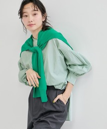 LE CERCLE par rope' | ロゴ刺繍バンドカラーシャツ(シャツ/ブラウス)