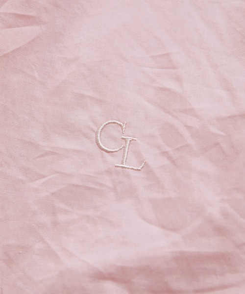 LE CERCLE par rope'（ルセルクルパーロペ）の「ロゴ刺繍バンドカラーシャツ（シャツ/ブラウス・レディース・ホワイト/グリーン系その他/ブルー系その他4/サックスブルー/ピンク/ピンク系その他2・FREE）」の7枚目の写真