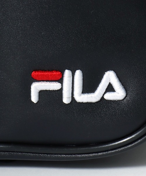 FILA(フィラ)の「FILA(フィラ)スクールバッグ/フェイクレザー/ブランドロゴ刺繍/Dカン付き/ユニセックス(ボストンバッグ・レディース・ダークブラウン/ブラック・FREE)」の19枚目の写真