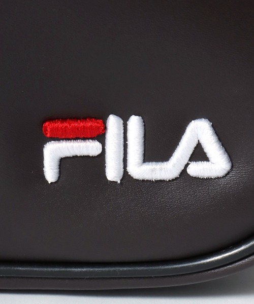 FILA(フィラ)の「FILA(フィラ)スクールバッグ/フェイクレザー/ブランドロゴ刺繍/Dカン付き/ユニセックス(ボストンバッグ・レディース・ダークブラウン/ブラック・FREE)」の20枚目の写真