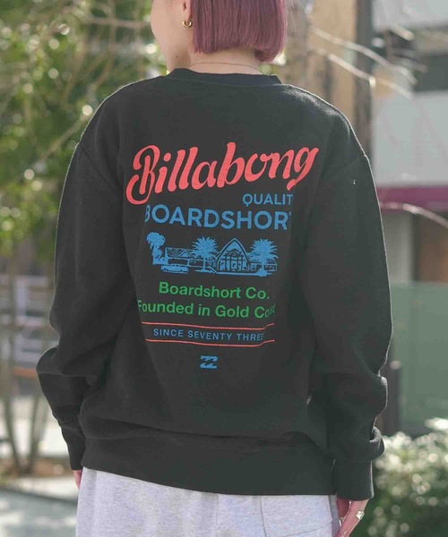 BILLABONG(ビラボン)の「BILLABONG メンズ BURLEIGH STORE トレーナー 【2026年春夏モデル】/ビラボンプルオーバースウェット(スウェット・メンズ・ブラック/ブルー系その他/クリーム・LARGE/X-LARGE/MEDIUM)」の1枚目の写真