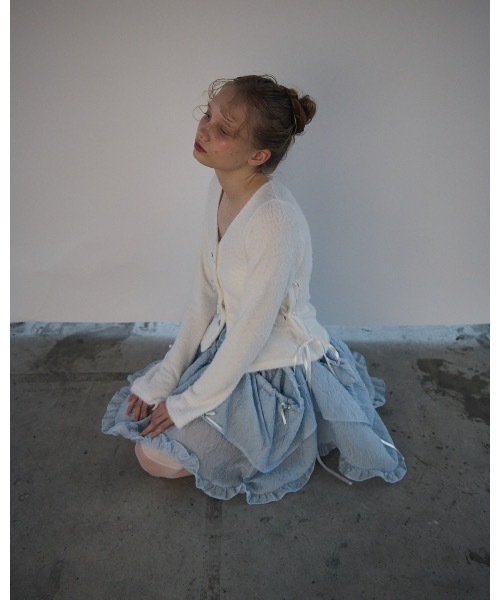 lilLilly（リルリリー）の「3wayマルチロングスカート（スカート・レディース・ブルー/ホワイト/ブラック・FREE）」の16枚目の写真