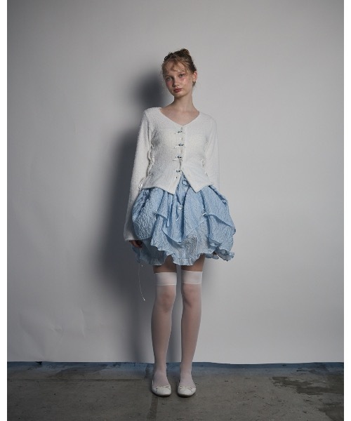 lilLilly（リルリリー）の「3wayマルチロングスカート（スカート・レディース・ブルー/ホワイト/ブラック・FREE）」の20枚目の写真