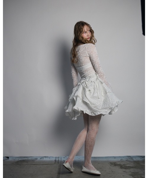 lilLilly（リルリリー）の「3wayマルチロングスカート（スカート・レディース・ブルー/ホワイト/ブラック・FREE）」の21枚目の写真