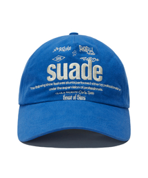 suade（スエード）の「MIXED LOGO BALL CAP [BLUE]（キャップ）」