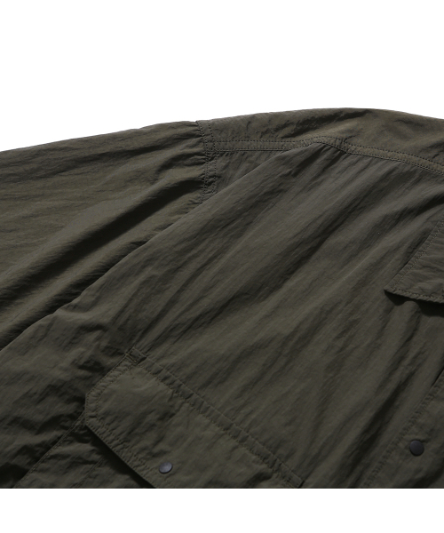 MOIF（モイフ）の「[SS25] HIKER HALF SHIRT / OLIVE BROWN（シャツ/ブラウス・メンズ・その他・S/M/L）」の5枚目の写真