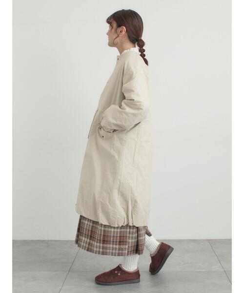 Samansa Mos2（サマンサ モスモス）の「中綿ロングコート（その他アウター・レディース・チャコールグレー/ベージュ/カーキ・F）」の17枚目の写真