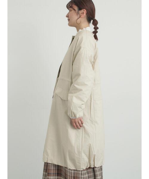 Samansa Mos2（サマンサ モスモス）の「中綿ロングコート（その他アウター・レディース・チャコールグレー/ベージュ/カーキ・F）」の20枚目の写真