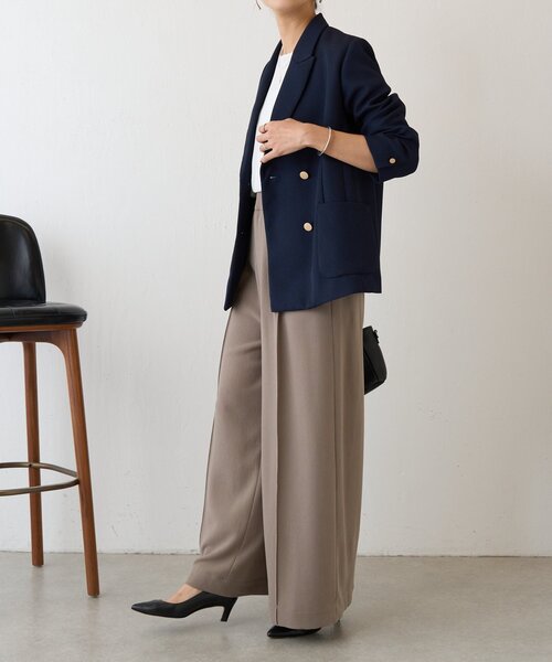 LIVETART(リヴェタート)の「《LIVETART》ヴィンテージジョーゼットタックパンツ(その他パンツ・レディース・ネイビー/モカ・FREE)」の22枚目の写真