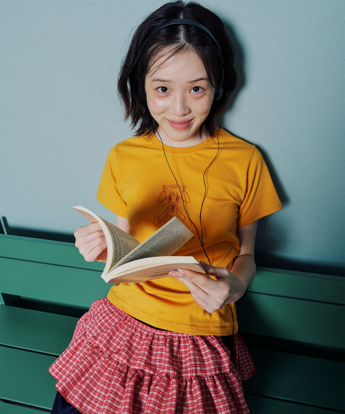 ITZAVIBE（イッザバイブ）の「RED CHECK LAYERED WRAP SHORT SKIRT（スカート・レディース・その他・ONE SIZE）」の12枚目の写真