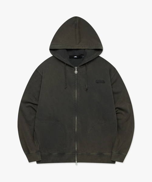 LMCの「WASHED OG APPLIQUE ZIP UP HOODIE charcoal（パーカー・レディース・その他・S/M/L）」の4枚目の写真