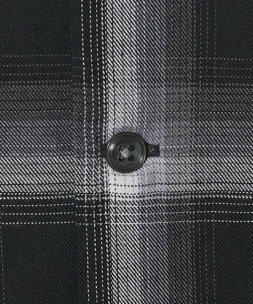 MONKEY TIME（モンキータイム）の「コットン レーヨン オンブレ チェック オープンカラー シャツ（シャツ/ブラウス・メンズ・ターコイズブルー/ブラック・S/M/L/XL）」の20枚目の写真