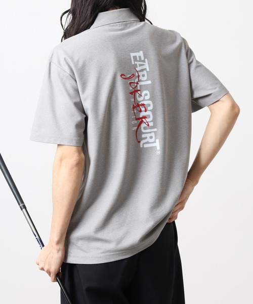 JOKER（ジョーカー）の「ＪＯＫＥＲ　ロゴポロシャツ　ゴルフ（ポロシャツ・メンズ・ミックスグレー/カーキ系/チャコール/ネイビー/ブラック/ホワイト・M/L）」の3枚目の写真